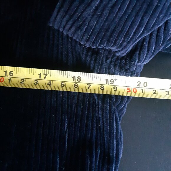 JP Tilford Samuelsohn SZ 38 Navy Blue Corduroy 2 Button Sport Jacket Blazer - Picture 10 of 15